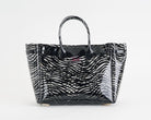 Borsa a mano Sécret Pon-Pon Brigitte Animalier Zebra Donna – tracolla rimovibile, chiusura zip, H.23xL.29xP.16 cm
