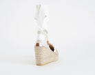 Vidorreta 0247 Ceilan Espadrillas Raffia Zeppa Lacci Donna VIDORRETA Natural Blanco