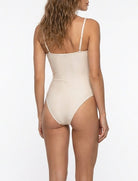MERMAID ISABEL BEACHWEAR Almond/Black