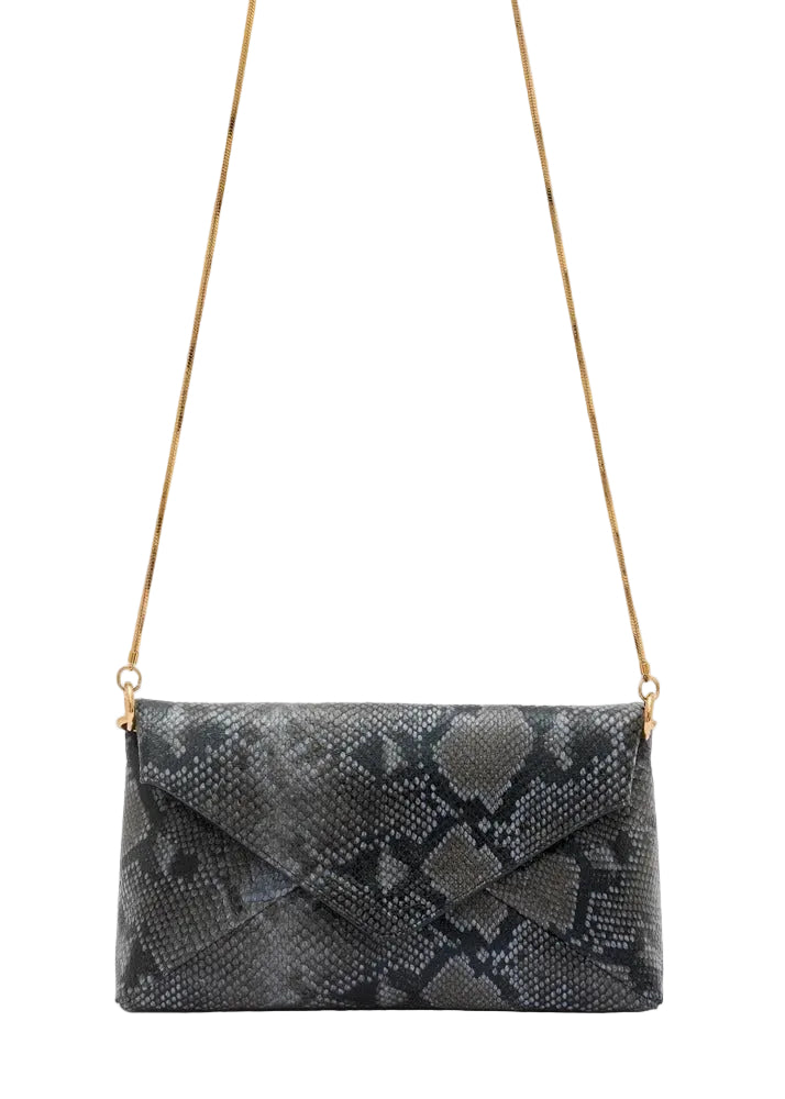 Borsa  Nalì Noir Clutch Snake ARBS0050 Blu Donna