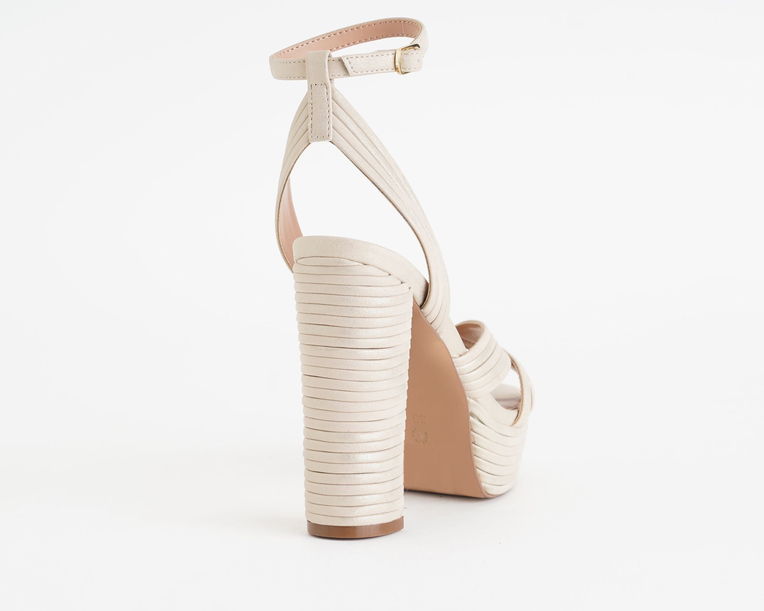 Sandali alti Exe Ophelia-832A Light Gold
