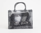 Borsa a mano Marc Ellis Flat Sponge S Donna Argento Glitter Silver – Vista posteriore