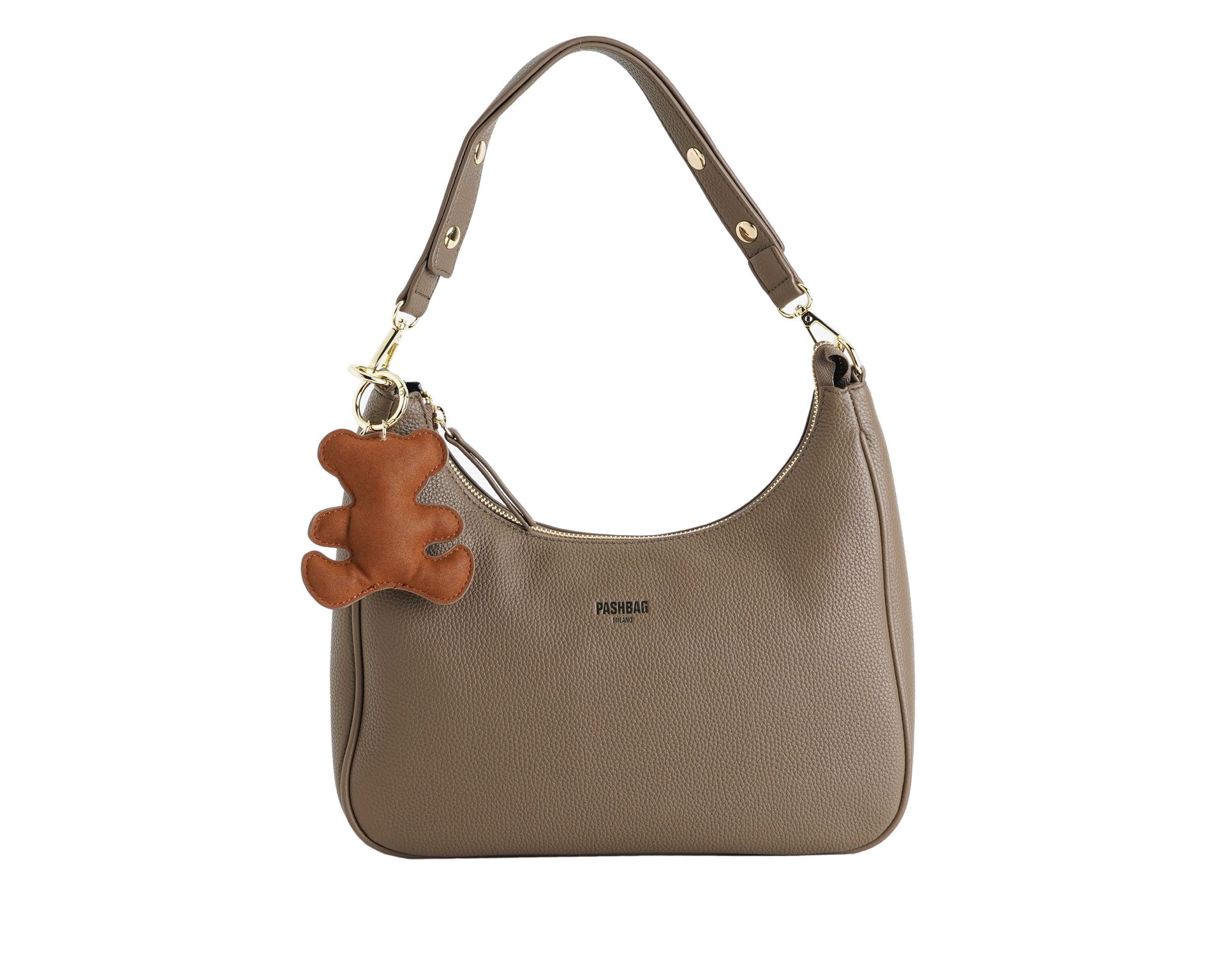 Borsa a spalla PASH BAG 18312-LIK-W5B-P Fango Donna