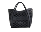 Borsa a mano Marc Ellis FLAT BASKET M Donna Black Light Gold - Vista frontale