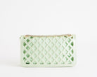Borsa a spalla Marc Ellis Flat Basket Donna Soft Green Light Gold – Vista posteriore