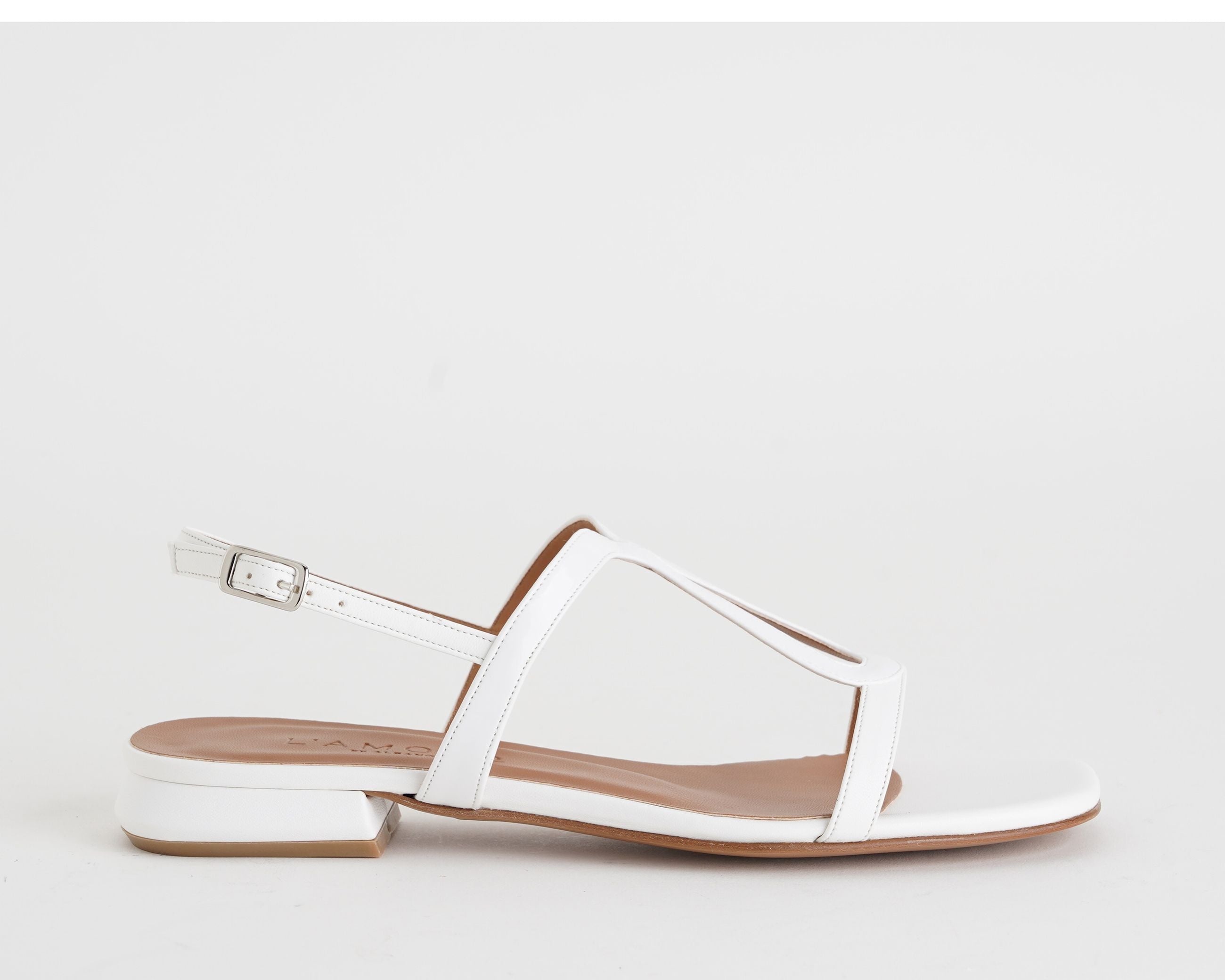 Sandalo basso in vernice L'Amour L431 Donna