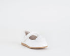 Ballerina in vernice bianca con fiore Mayoral 41731 bambina