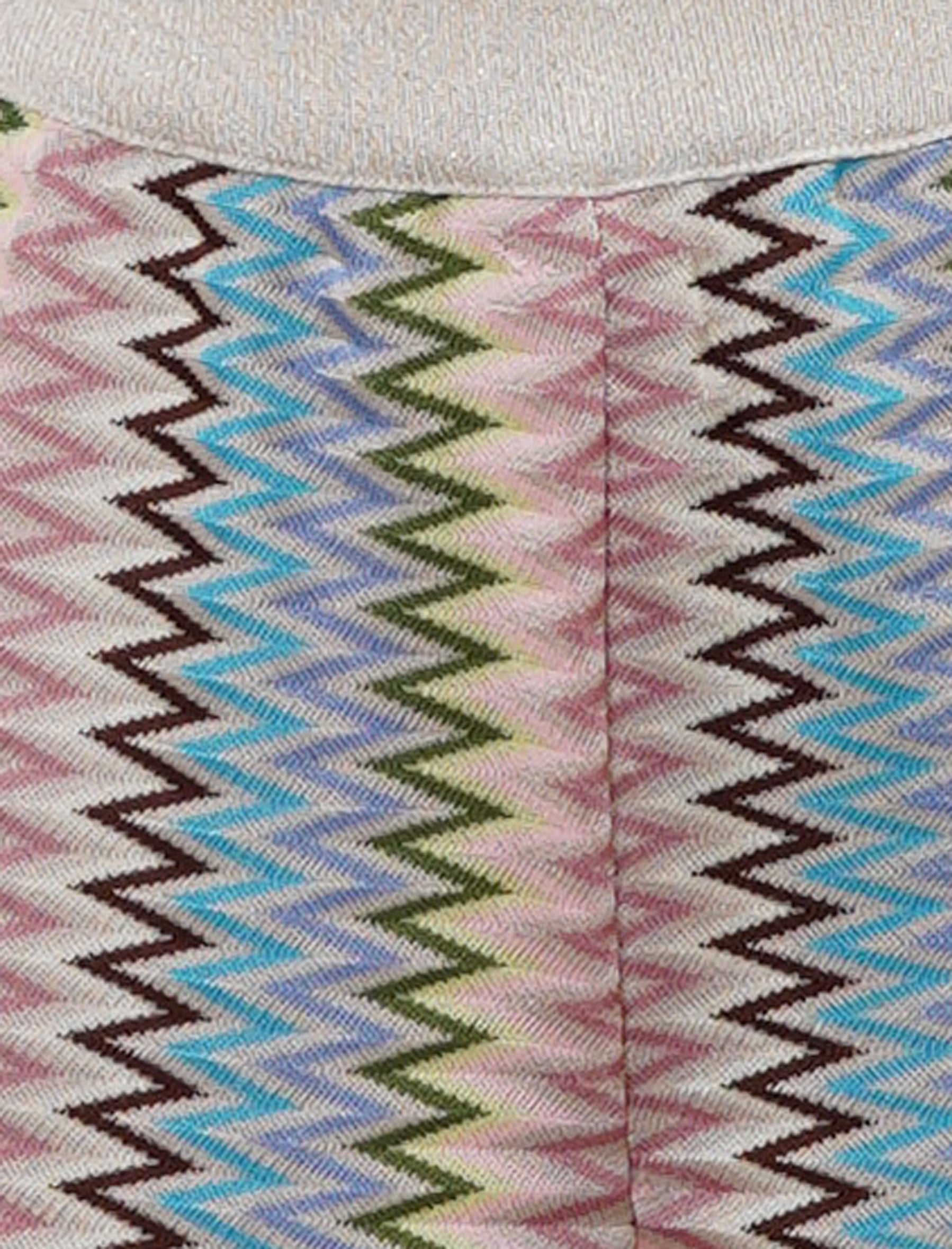 Pantaloni a zig-zag Aggel SS64120KF Multicolore