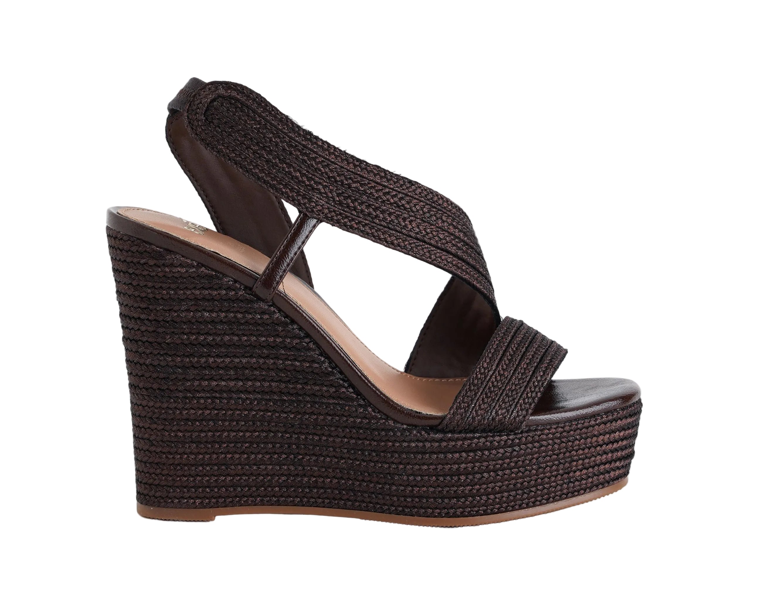 EXÈ Sandalo alto zeppa Naomi-927 dark brown donna - art. NAOMI-927