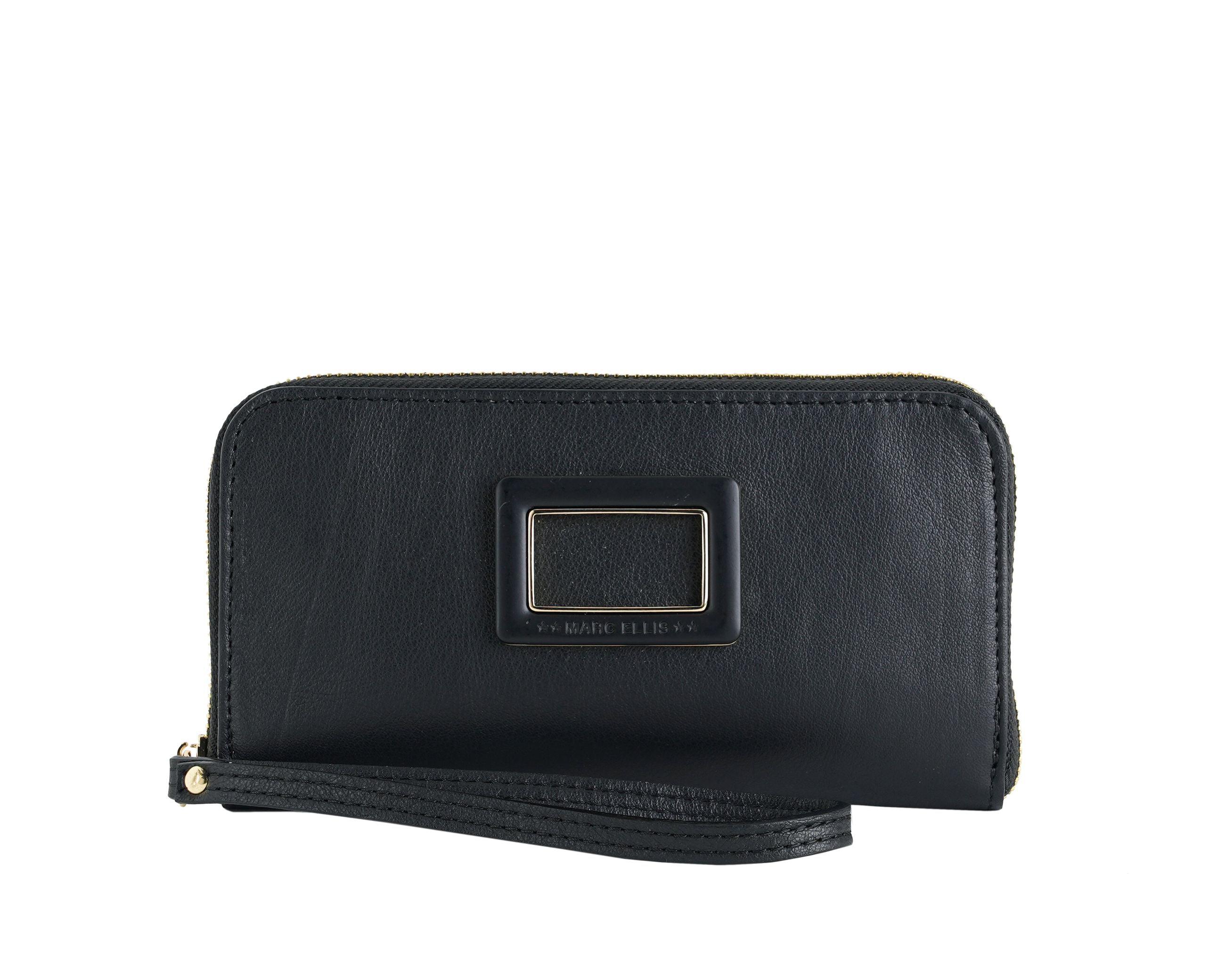 Portafoglio MARC ELLIS TELMA SA NERO/ORO Donna