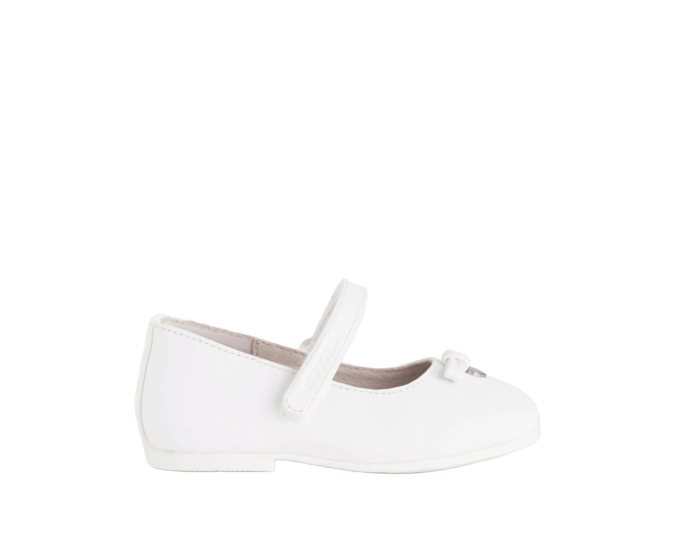 Ballerina 41727 MAYORAL bambina poliuretanica colore Bianco con fiocco