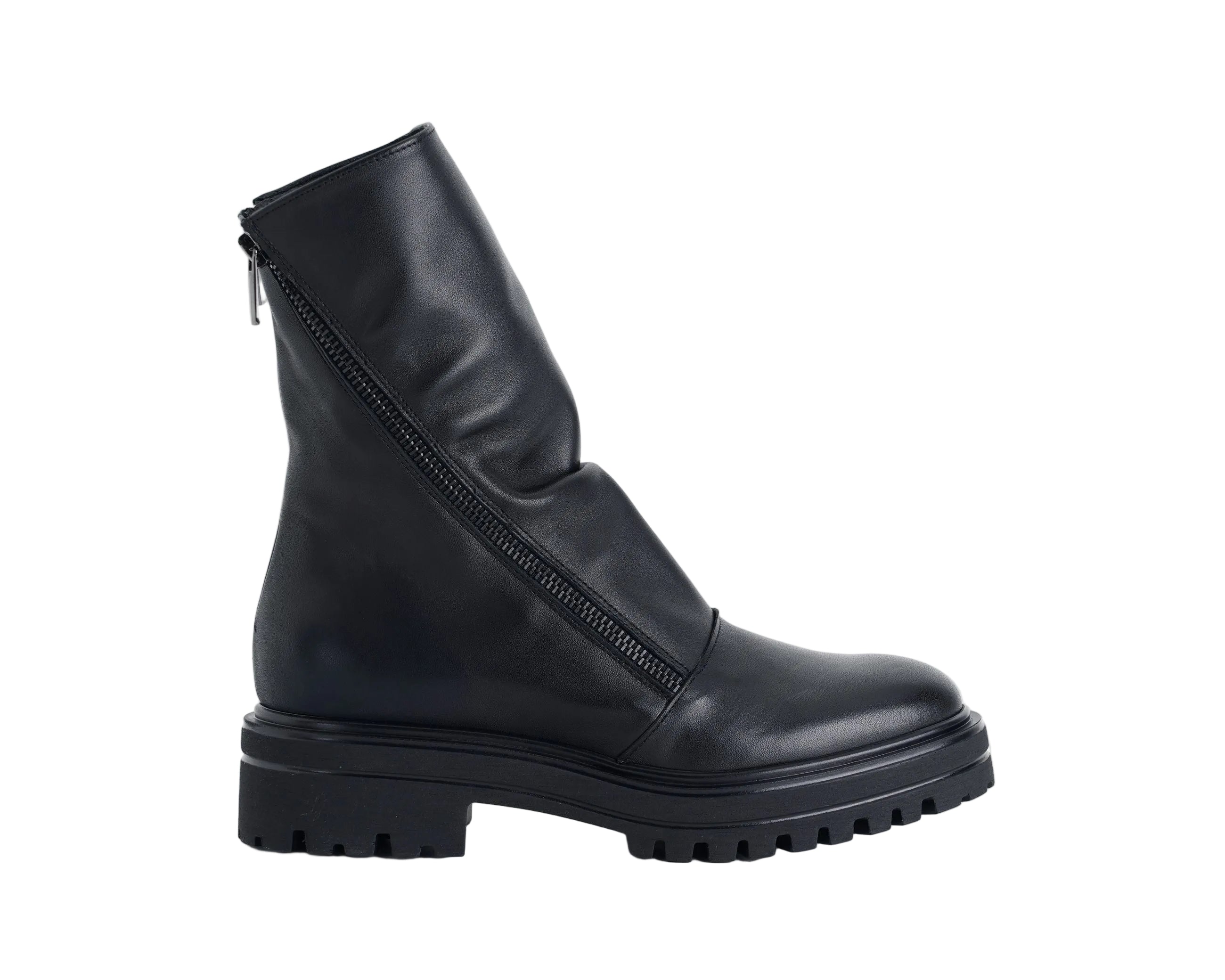 Stivaletti in pelle VSL 7167 Nero Donna
