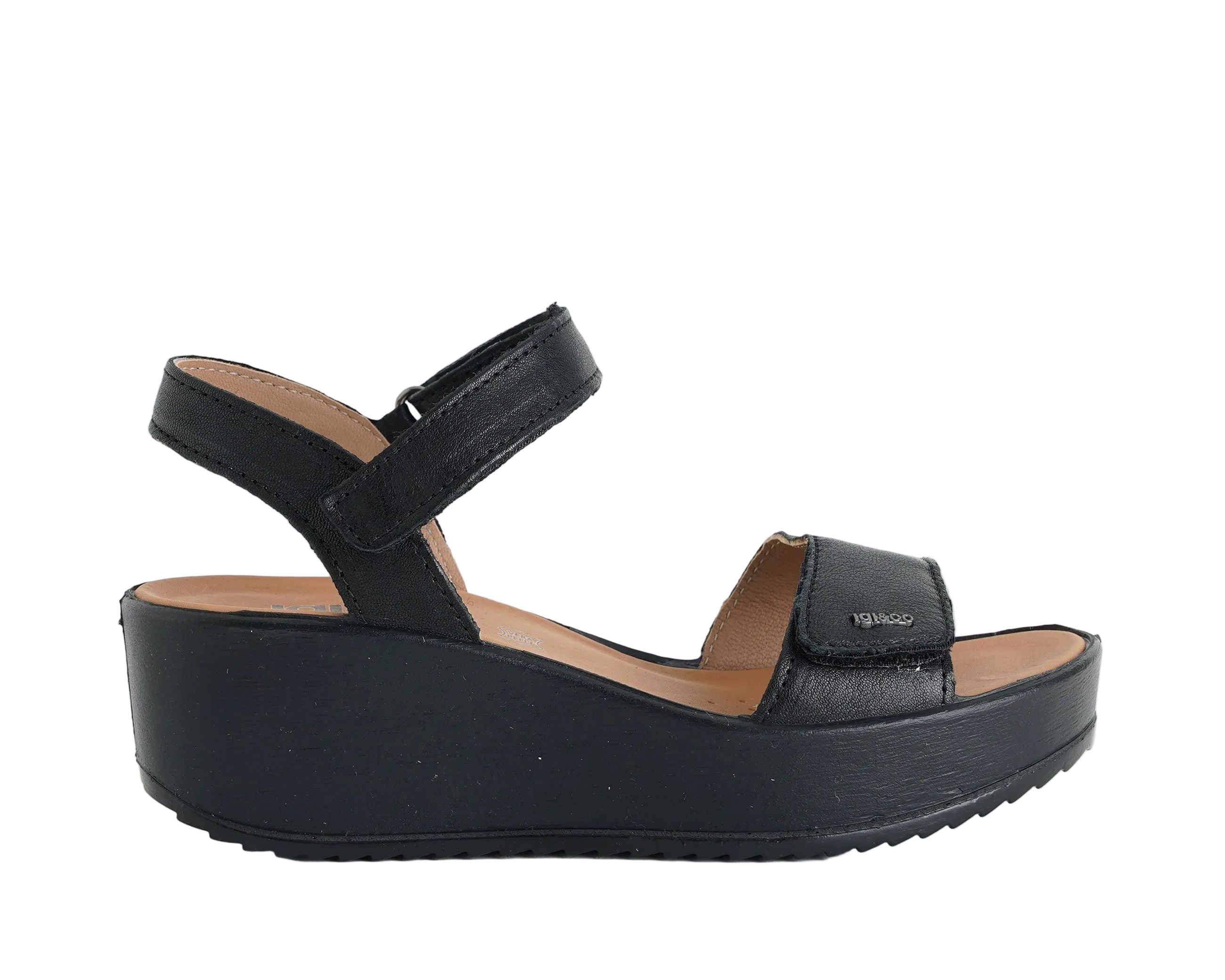 Sandali con zeppa Igi&Co 1161600 Nero
