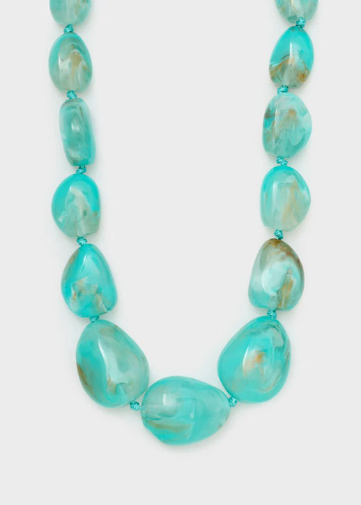 Collana Nalì Sfere In Resina EMCL1222 Turchese