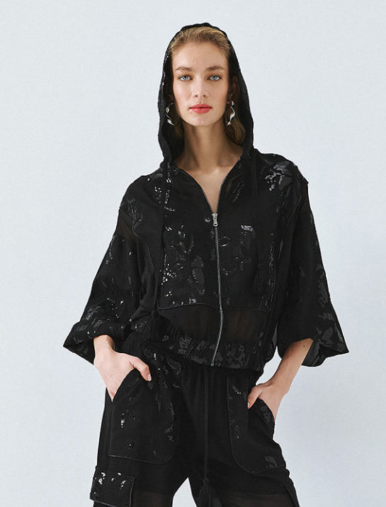 Giubbotto bomber Access Fashion 63-1000-155 Nero Donna