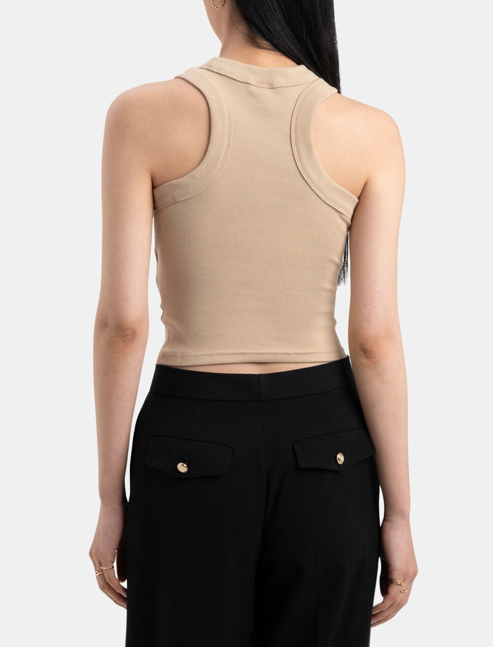 Nike Canotta Sportswear Chill Knit IF0238-286 Linen donna