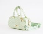 Borsa a mano Marc Ellis Flat Glitty Soft Green/Light Gold