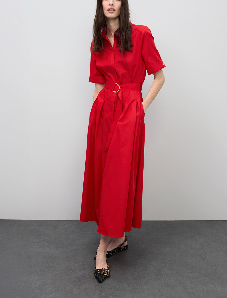Abito midi svasato Lola Casademunt LS2616089 Rosso Donna