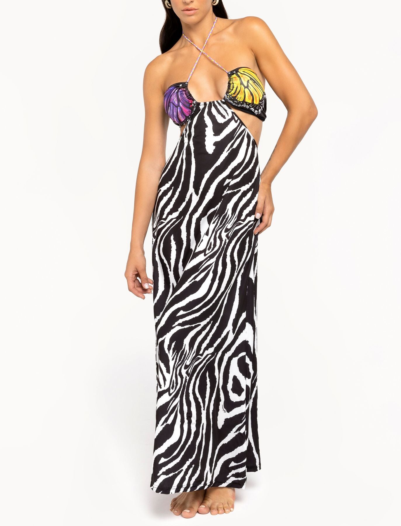 Abito lungo Savage Wings 4GIVENESS FGCW3658 Donna