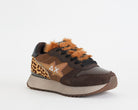 Sneakers SUN68 Stargirl Animalier Z46224 Marrone