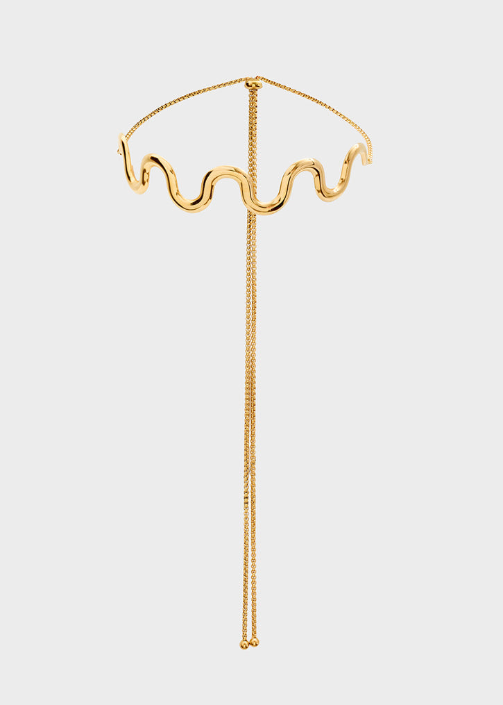 Collana Rigida Ondulata NALI' MECL0232 Oro Donna