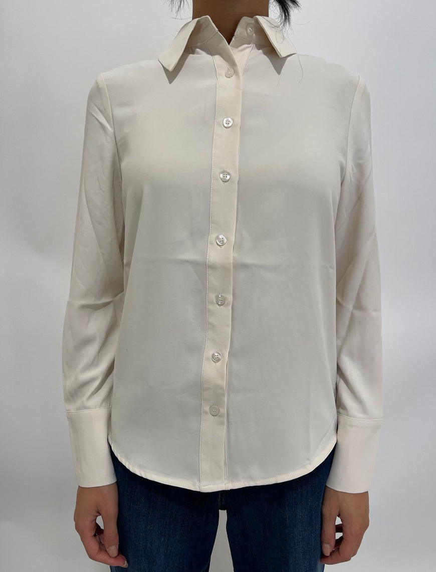 Camicia ANONYME Satin P145FT166 Bianco Donna