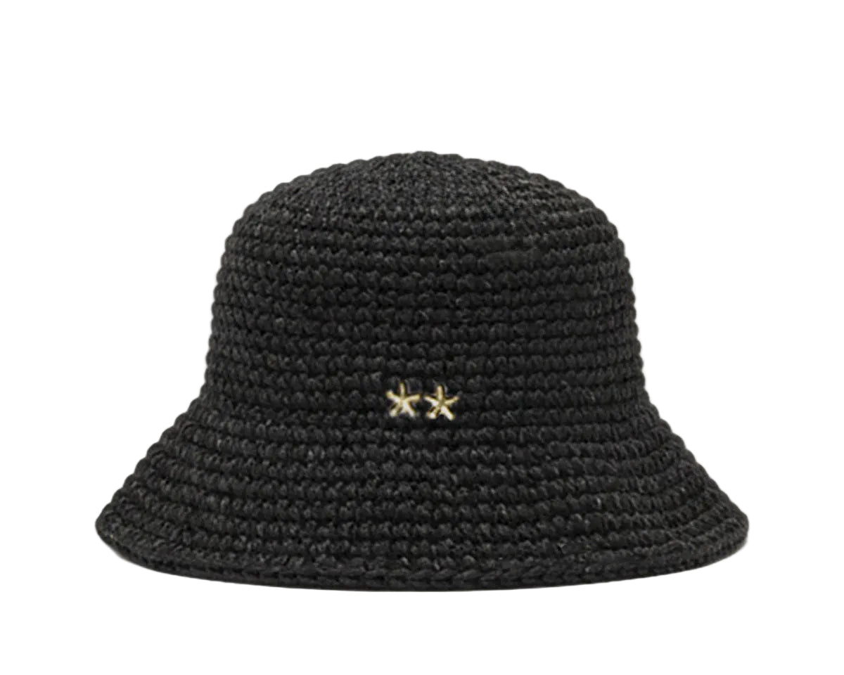 Cappello in paglia F**k FA26-SW0441BK Nero Donna