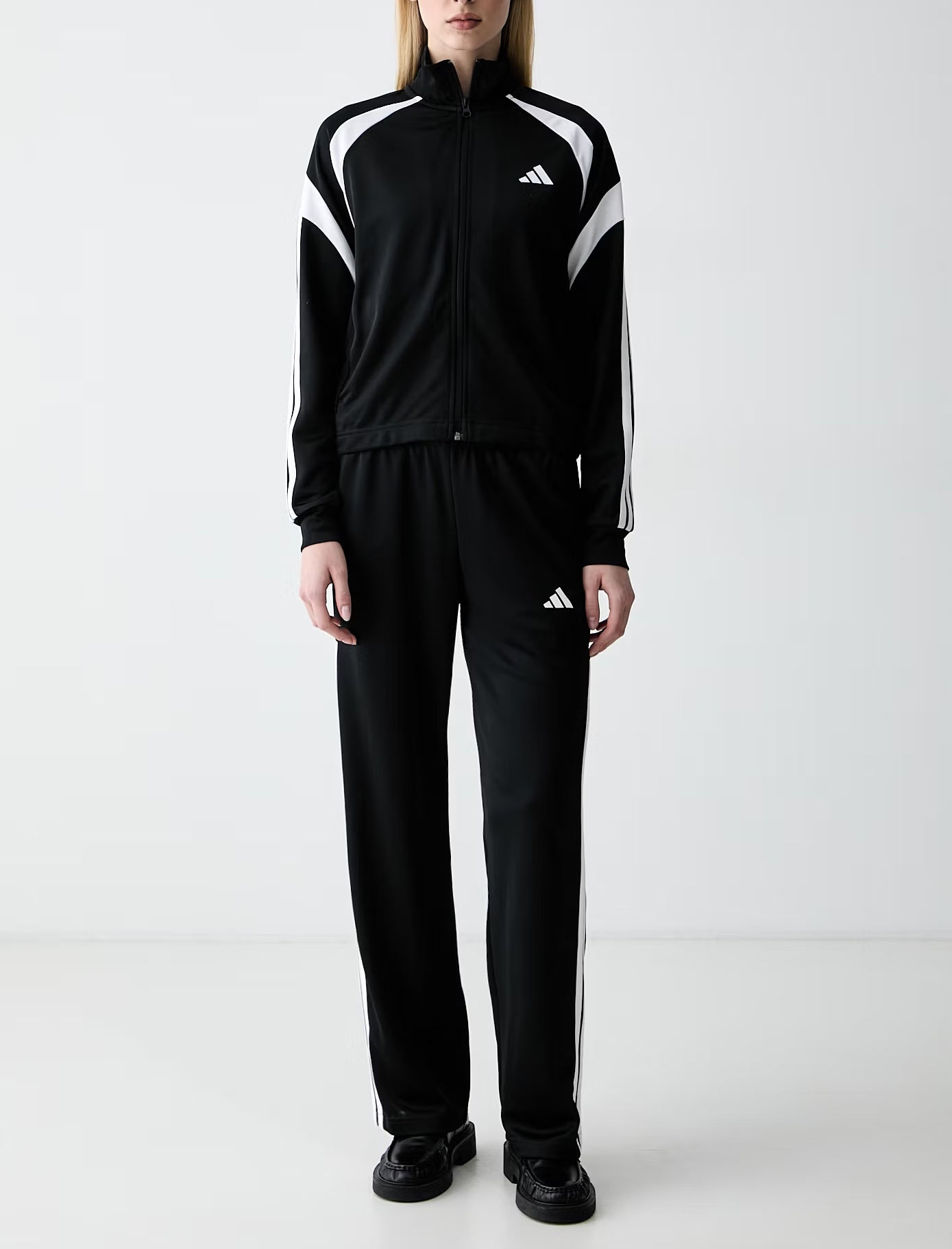 Completo tuta Adidas Teamsport KG9133 Black/White donna