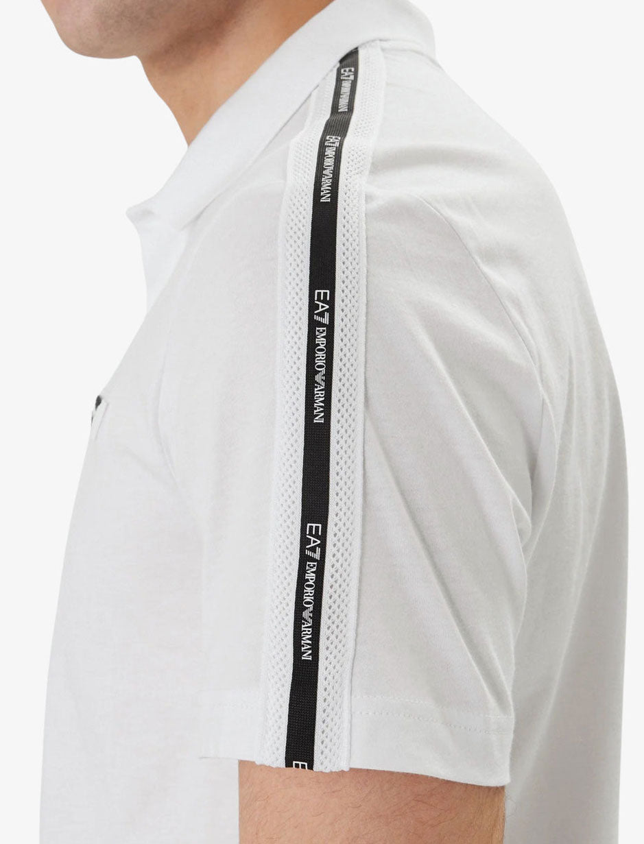 Polo AF10375 EA7 EMPORIO ARMANI colore White U0002 