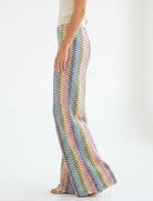 Pantaloni a zig-zag Aggel SS64120KF Multicolore