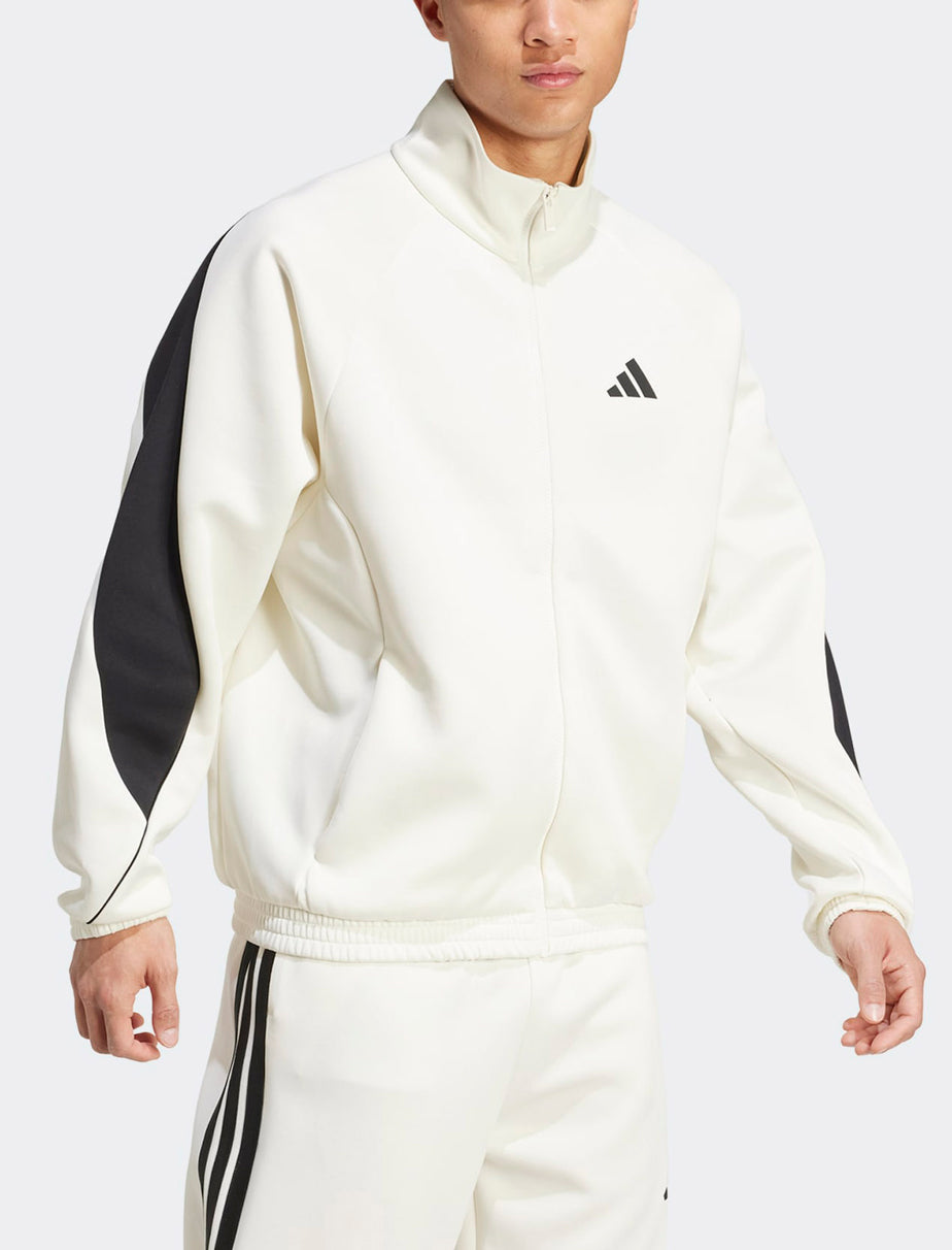 Felpa ADIDAS Stadium JX5618 Bianco/Nero Uomo
