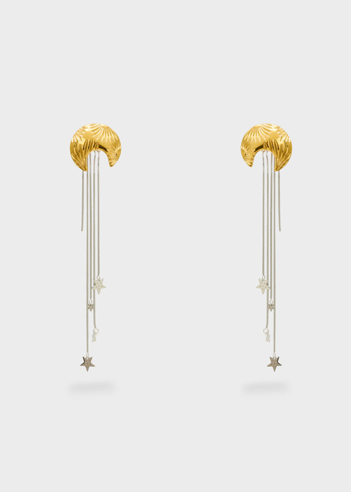 Orecchini pendenti Nalì Luna EMOR1848 Oro/Argento Donna