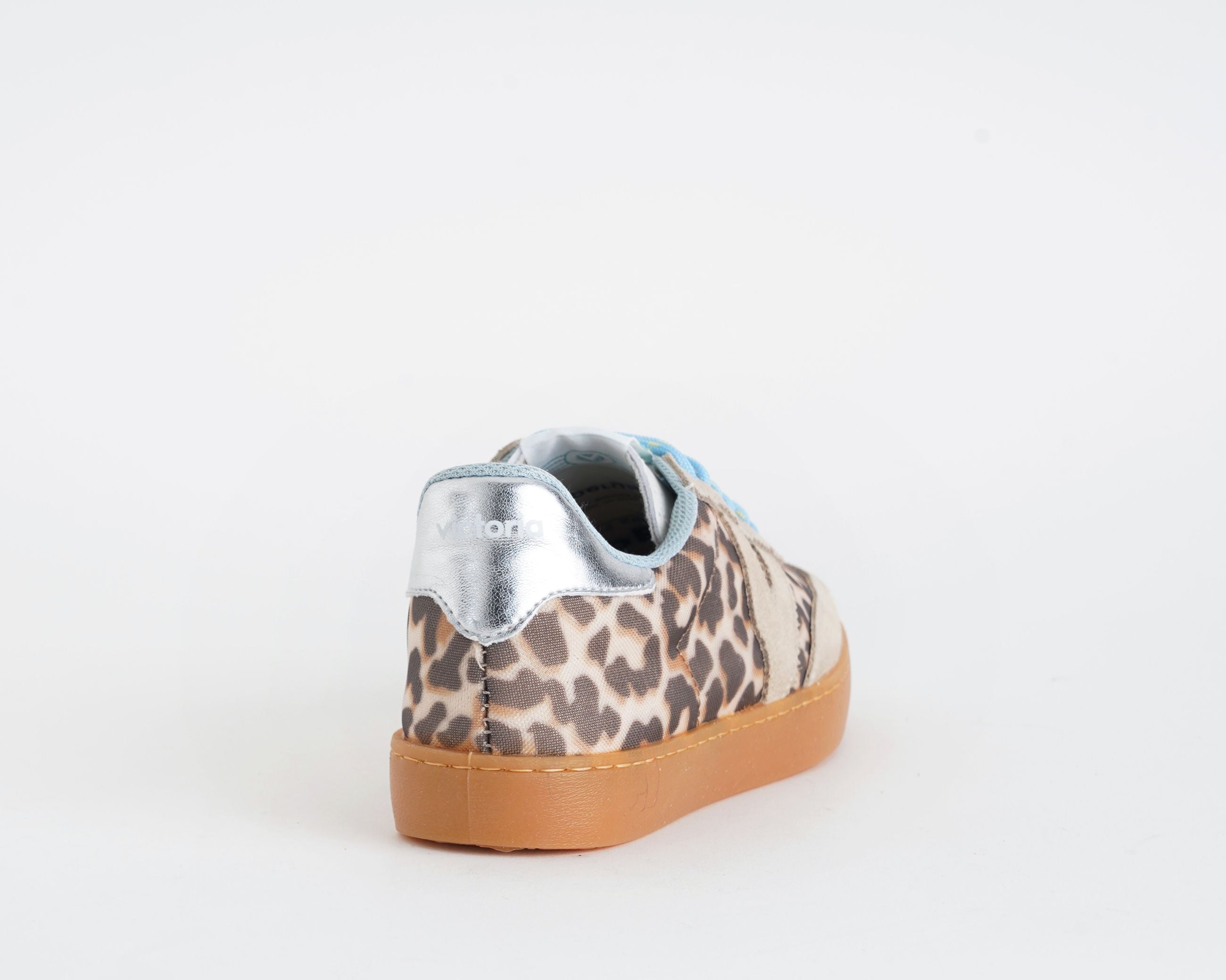 Sneakers Victoria Berlin 1126236 Beige/Leopard Donna – tomaia animalier con dettagli in camoscio