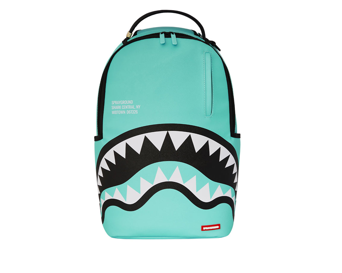 Zaino SPRAYGROUND Shark Central Aqua Dlxsv 910B7015NSZ Unisex Uomo Donna