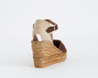 Vidorreta 0313V Espadrillas Camoscio Zeppa Fibbia Donna VIDORRETA Testa di Moro