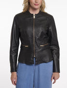 Giacca in pelle Rino&Pelle Nanja.3502621 Nero