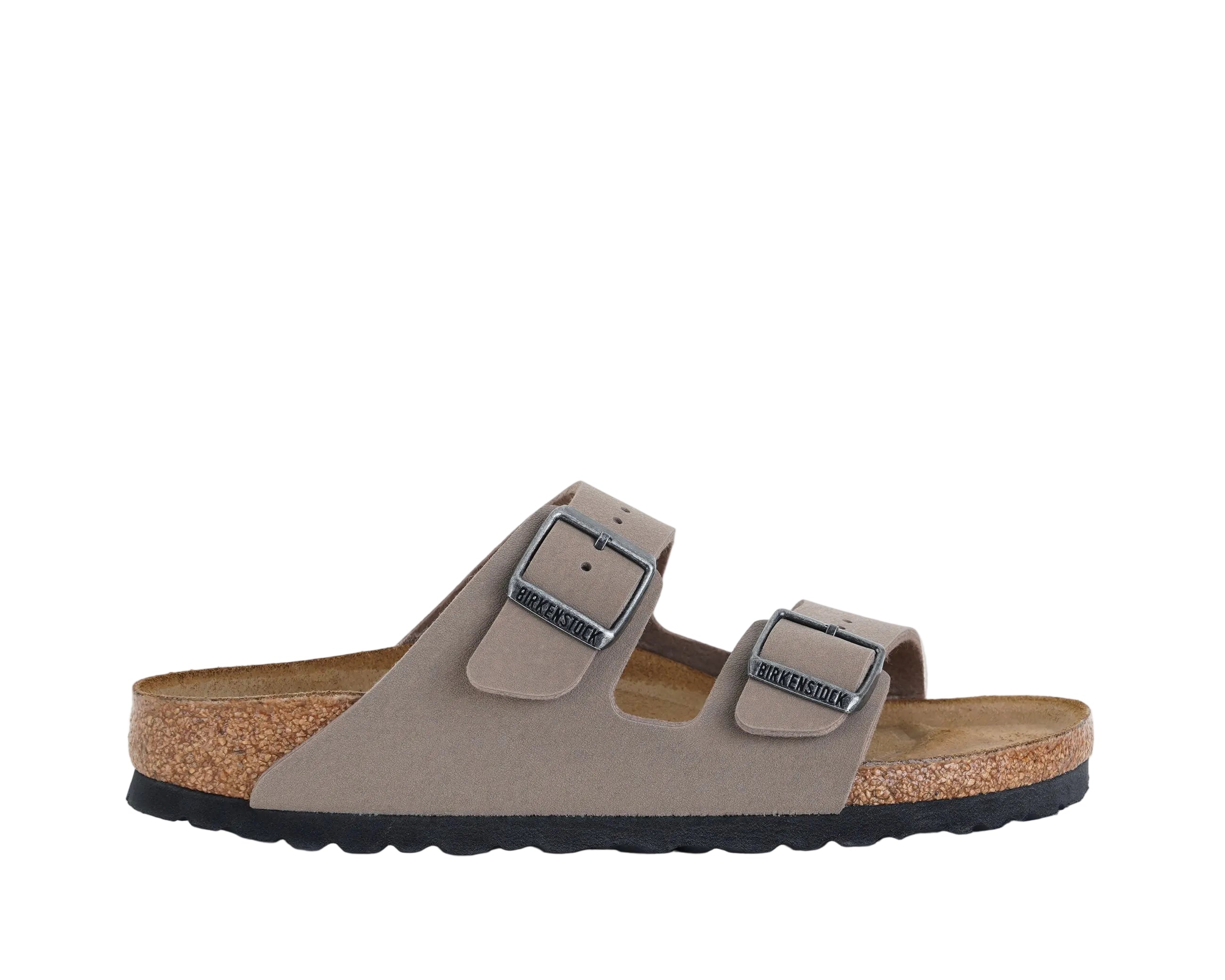 Sandalo basso Birkenstock Arizona Birko-Flor Nubuck 1032070 Gray Taupe Donna