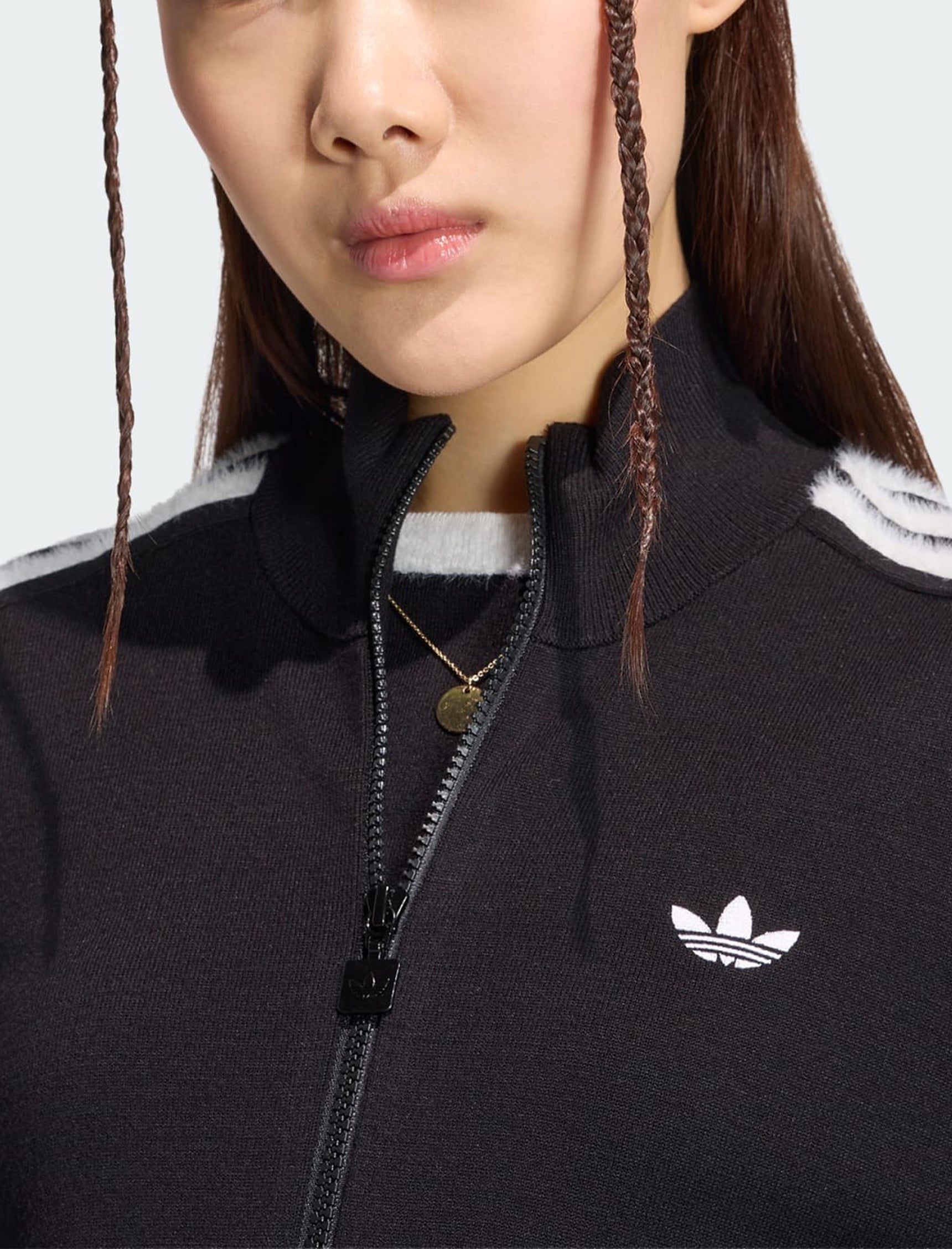Felpa Adidas Firebird in tessuto Knit KS7366 Black/White