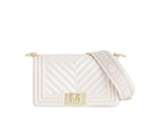 Borsa a spalla Marc Ellis Flat S Donna Light Rose Matt Gold - Vista frontale