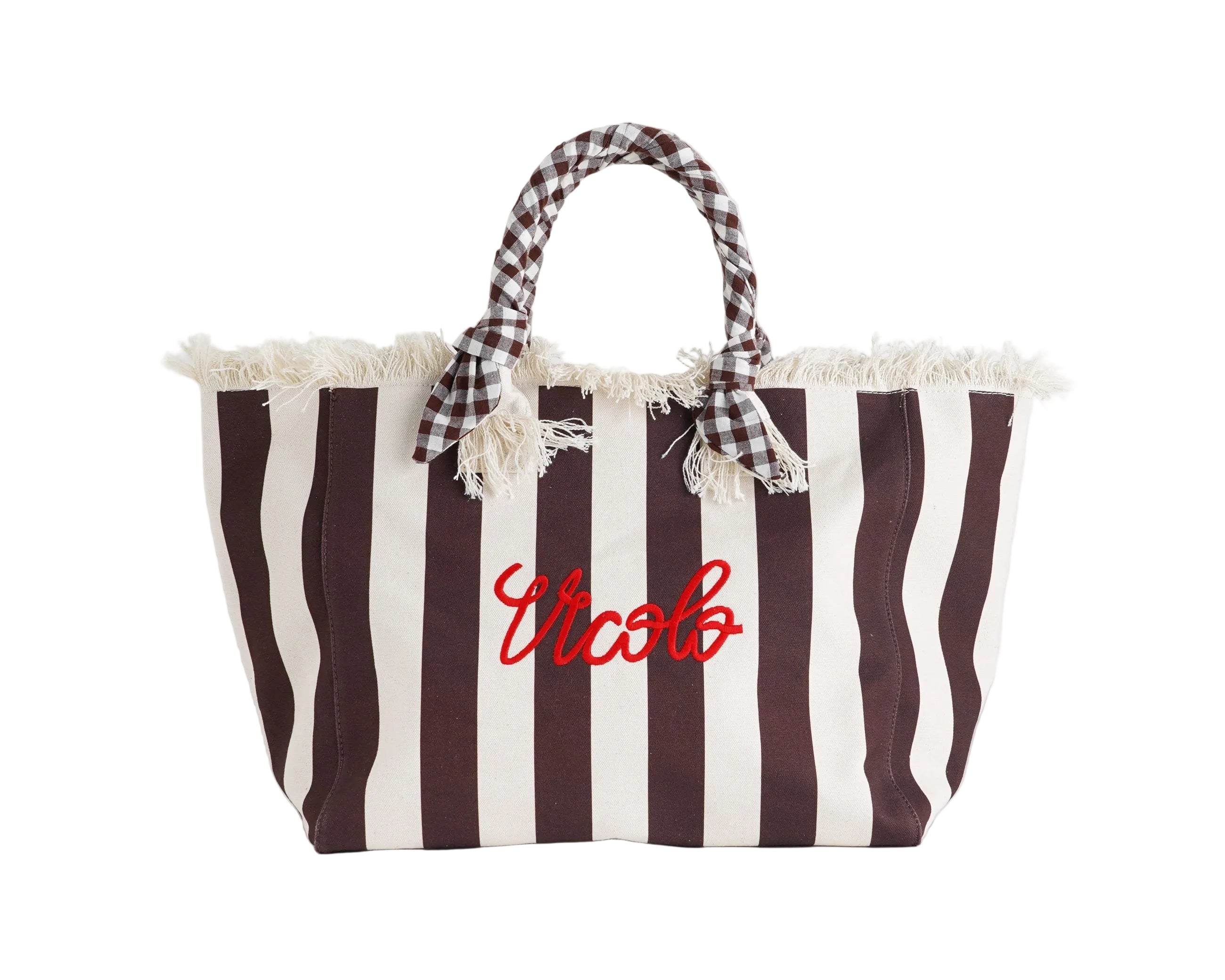Borsa a mano Vicolo Ibiza Maxi Bag Stripes XAB0010 Donna