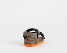 GRUNLAND SB0025 Sandalo Aria Bambino Tortora Arancio
