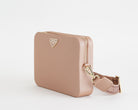 Borsa a tracolla Marc Ellis Flat Flowe Donna Moka Mousse Light Gold - Vista laterale