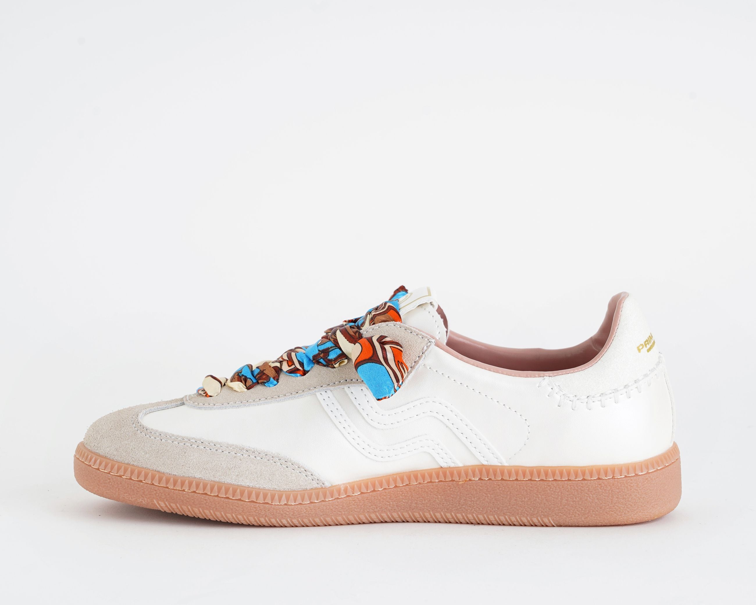 Prima Base Polo 51505-025 – Sneakers donna Bianco, tomaia in pelle e suede