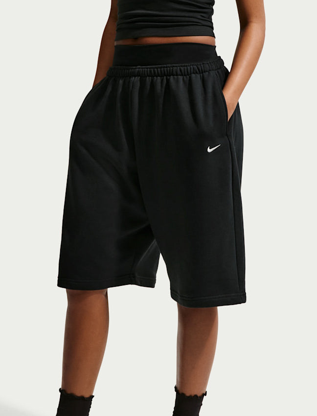 Bermuda oversize Nike Sportswear IR1646-010 donna colore Black/(Sail)