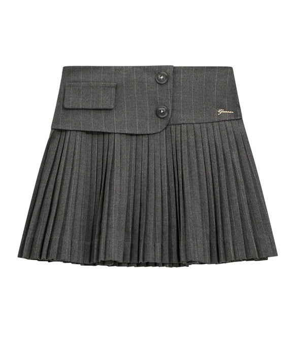 Minigonna plissettata GUESS J5BD01 gessata Bambina