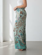 Pantaloni stampati SS64125KF Aggel Multicolore 