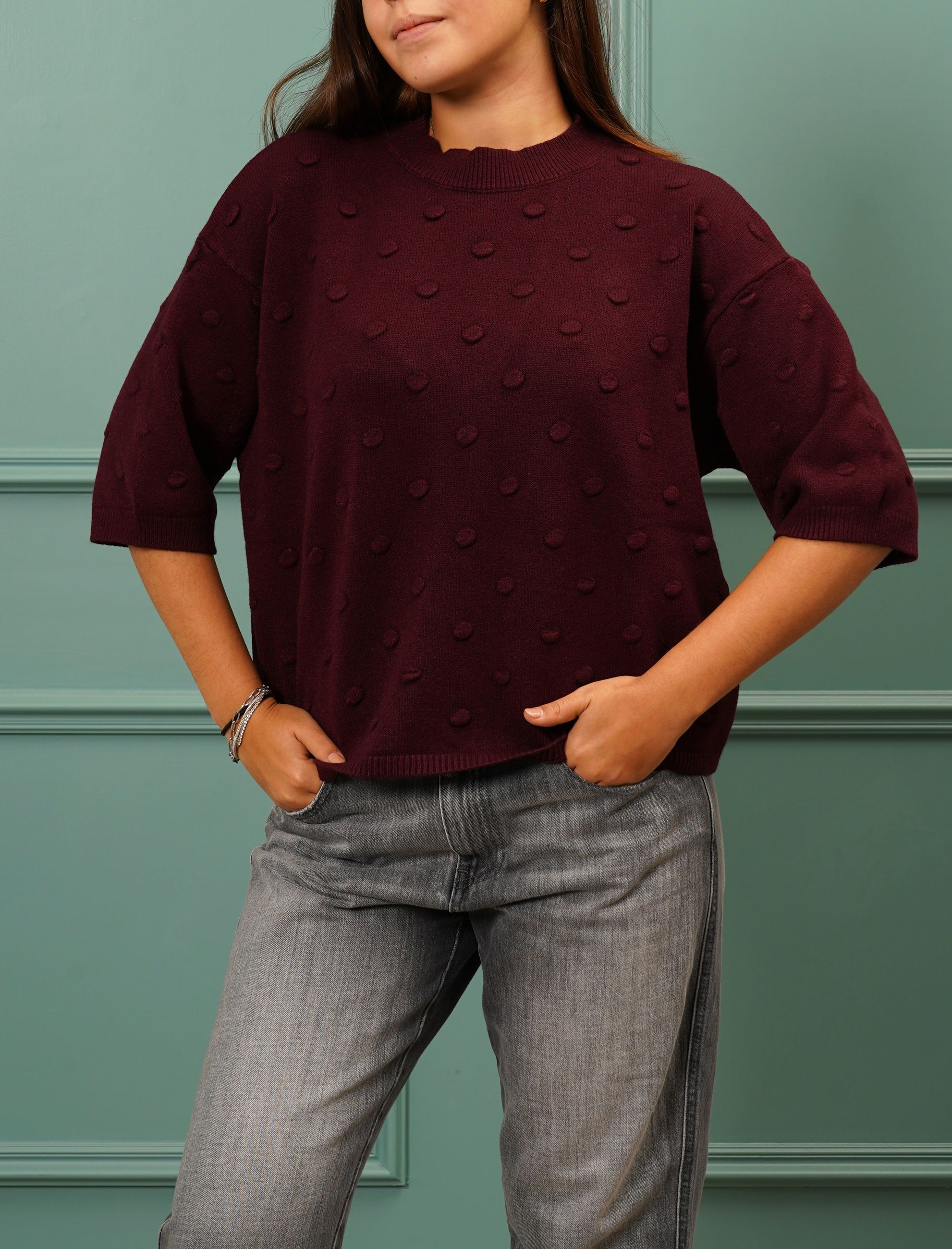 Maglia con manica 3/4 BB GLAMOUR JN0779 Donna