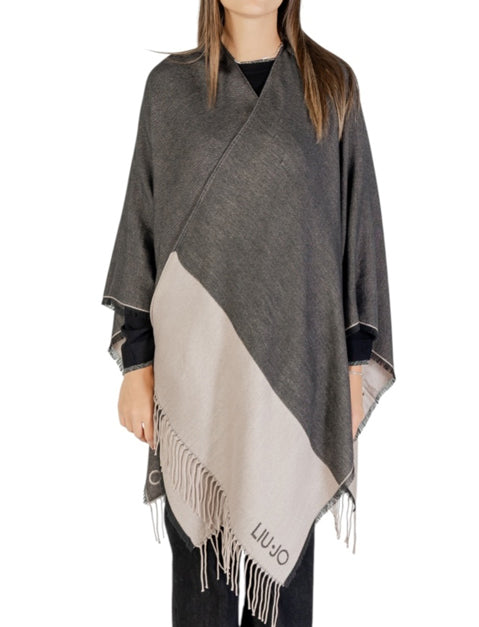 Poncho Oval Monogram LIU JO 2F5031 T0300 Donna