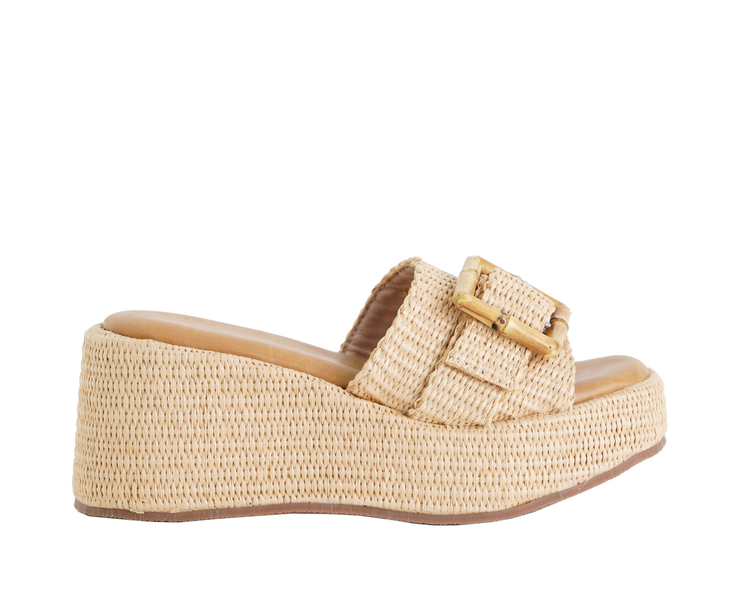 Sandalo con zeppa Donna