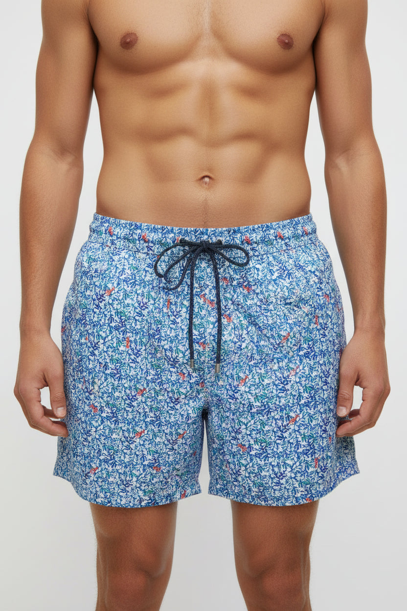 Pantaloncini da bagno uomo BAIA 30 REMI CAPRI AT1 Bianco/Blu 